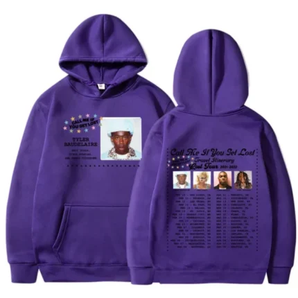 Call Me If You Get Lost Purple Hoodie