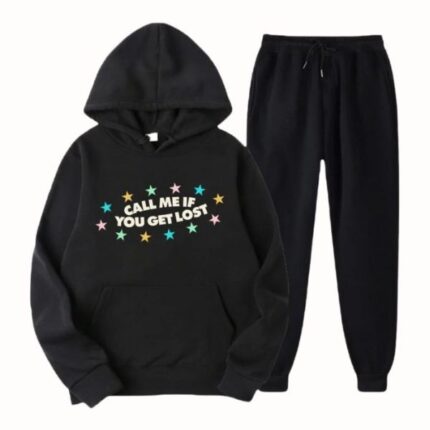 Call Me If You Get Lost Black Tracksuit