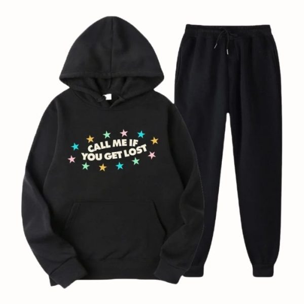 Call Me If You Get Lost Black Tracksuit