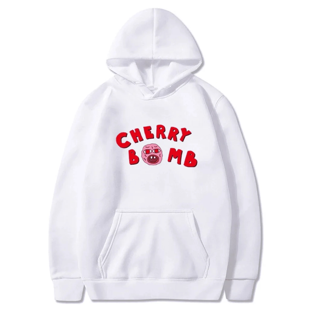 White Tyler The Creator Cherry Bomb Hoodie
