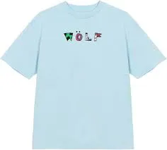 Tyler, The Creator Men’s Wolf Tee Shirt Blue